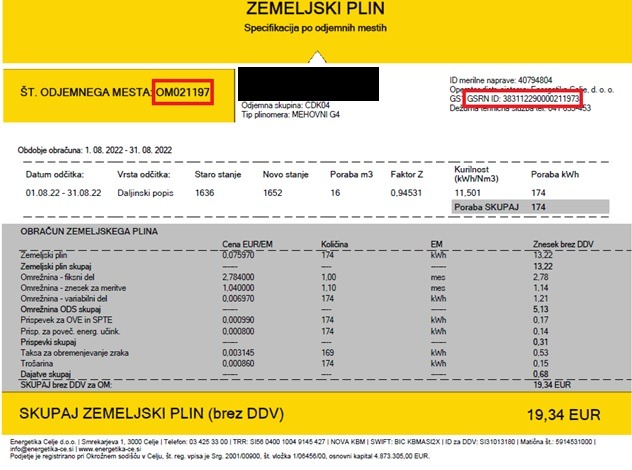 Navodila Za Menjavo Dobavitelja Zemeljskega Plina